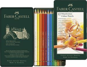 FABER CASTELL LAPICES POLYCHROMOS 12 UDS