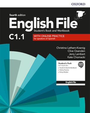 020 C1.1 ENGLISH FILE  C1.1. STUDENT'S BOOK AND WORKBOOK WITHOUT KEY PACK 4TH EDITION