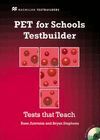 011 PET FOR SCHOOLS TESTBUILDER + CD