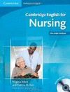 CAMBRIDGE ENGLISH FOR NURSING PRE-INTERMEDIATE (+CD-AUDIO)