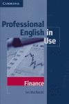PROFESSIONAL ENGLISH IN USE. FINANCE