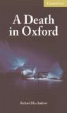 A DEATH IN OXFORD + CD - STARTER/BEGINNER