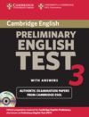 CAMBRIDGE PRELIMINARY ENGLISH TEST 3 SELF-STUDY PACK 2ND EDITION