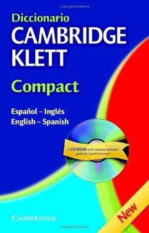 06 /DICCIONARIO CAMBRIDGE KLETT COMPACT + CD ESPAÑOL - INGLES...