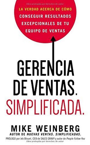 GERENCIA DE VENTAS. SIMPLIFICADA