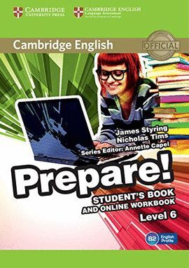 015 PREPARE! LEVEL 6 STUDENT'S BOOK AND ONLINE WORKBOOK