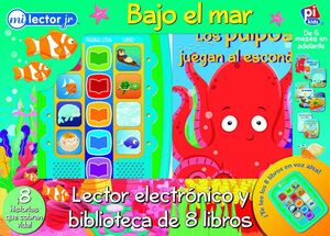 BAJO EL MAR ( LECTOR ELECTRONICO Y BIBLIOTECA DE 8 LIBROS )