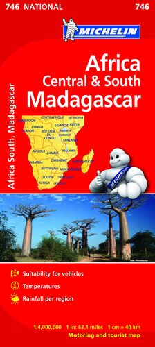 019 AFRICA CENTRAL & SOUTH, MADAGASCAR -MAPA N746