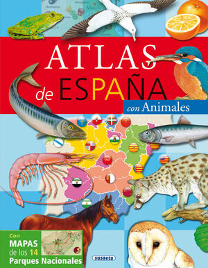 ATLAS DE ESPAÑA CON ANIMALES REF.S-2182003
