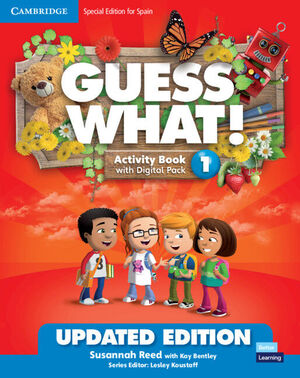 022 1EP WB GUESS WHAT! LEVEL 1 ACTIVITY BOOK WITH DIGITAL PACK AND HOME BOOKLET SPECIAL EDITION FOR SPAIN UPDATED