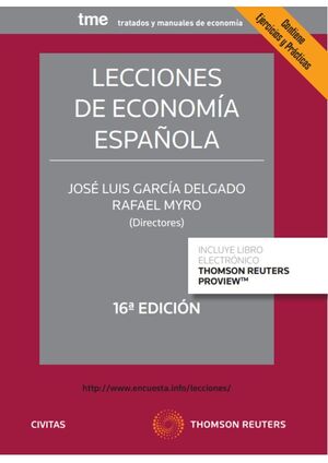 021 LECCIONES DE ECONOMÍA ESPAÑOLA (PAPEL + E-BOOK)