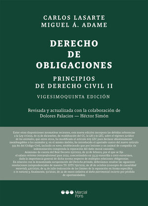 022 T2 PRINCIPIOS DE DERECHO CIVIL (25ª ED.)