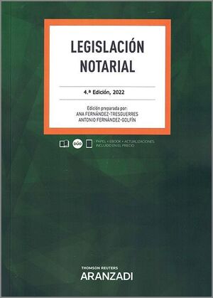 022 LEGISLACIÓN NOTARIAL (PAPEL + E-BOOK)