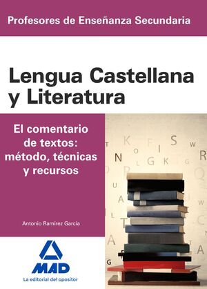 016 LENGUA CASTELLANA Y LITERATURA -COMENTARIO TEXTO PROFESORES ENSEÑANZA SECUNDARIA
