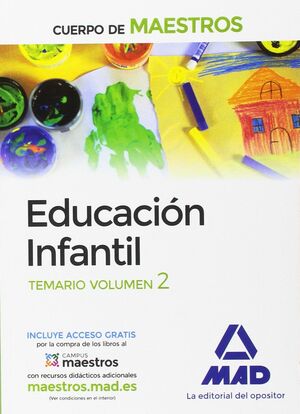 016 T2 EDUCACION INFANTIL CUERPO DE MAESTROS