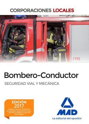 017 TEMARIO SEGURIDAD VIAL Y MECANICA BOMBERO - CONDUCTOR CORPORACIONES LOCALES