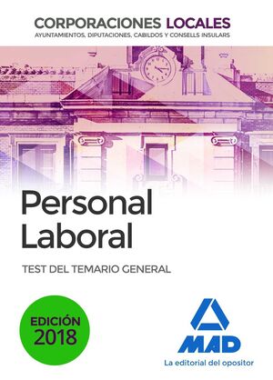 018 TEST PERSONAL LABORAL DE CORPORACIONES LOCALES