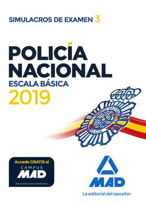 019 SIM1 POLICÍA NACIONAL ESCALA BÁSICA