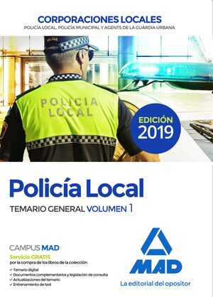 019 T1 POLICÍA LOCAL TEMARIO GENERAL