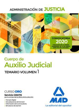 019 T1 AUXILIO JUDICIAL ADMINISTRACIÓN JUSTICIA