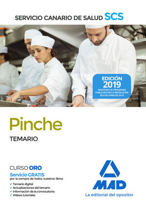 019 TEMARIO PINCHE SERVICIO CANARIO SALUD