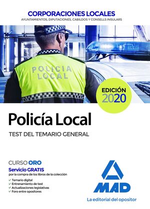 020 TEST POLICÍA LOCAL CORPORACIONES LOCALES