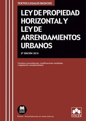 018 LEY DE PROPIEDAD HORIZONTAL Y LEY DE ARRENDAMIENTOS URBANOS