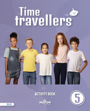 022 5EP TIME TRAVELLERS BLUE ACTIVITY BOOK