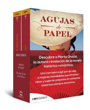 PACK 2VOLS MARTA GRACIA: AGUJAS DE PAPEL / EL OLOR DE LOS DIAS FELICES