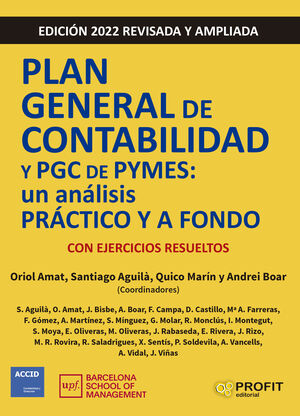 022 PLAN GENERAL DE CONTABILIDAD Y PGC DE PYMES 2022