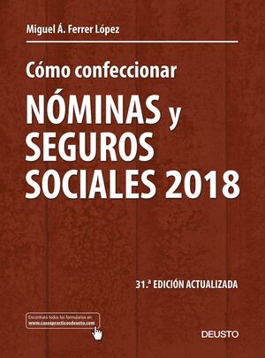 018 CÓMO CONFECCIONAR NÓMINAS Y SEGUROS SOCIALES