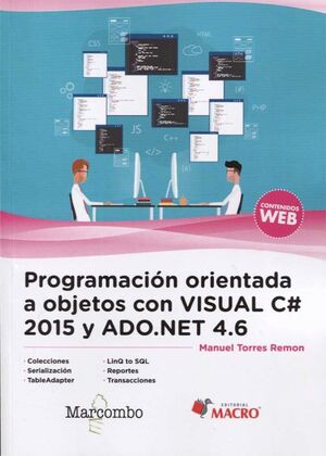 PROGRAMACION ORIENTADA A OBJETOS CON VISUAL C# 2015 Y ADO.NET 4.6