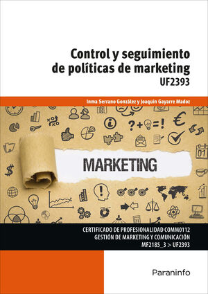 UF2393 CONTROL Y SEGUIMIENTO DE POLÍTICAS DE MARKETING