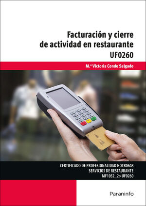 UF0260 FACTURACIÓN Y CIERRE DE ACTIVIDAD EN RESTAURANTE