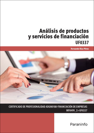 UF0337 ANALISIS DE PRODUCTOS Y SERVICIOS DE FINANCIACION
