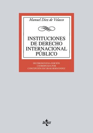 017 INSTITUCIONES DE DERECHO INTERNACIONAL PÚBLICO 18 ED.