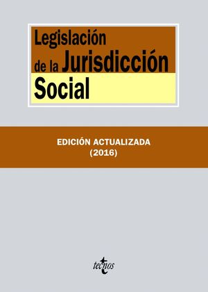 016 N510 LEGISLACIÓN DE LA JURISDICCIÓN SOCIAL