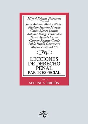 020 LECCIONES DE DERECHO PENAL VOLUMEN 2 PARTE ESPECIAL