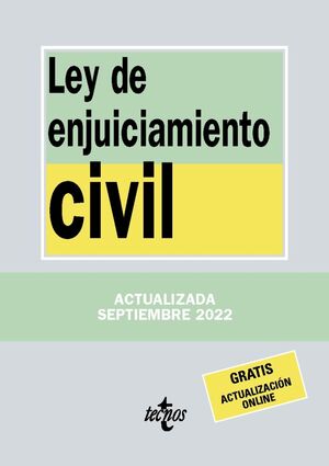 022 LEY DE ENJUICIAMIENTO CIVIL