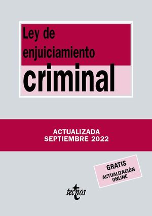 022 LEY DE ENJUICIAMIENTO CRIMINAL