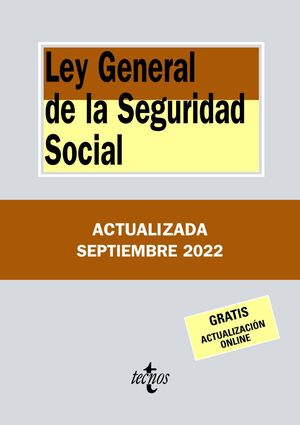 022 N238 LEY GENERAL DE LA SEGURIDAD SOCIAL