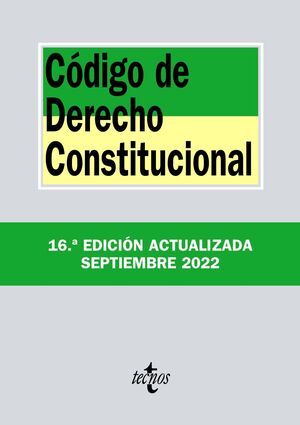 022 N306 CÓDIGO DE DERECHO CONSTITUCIONAL