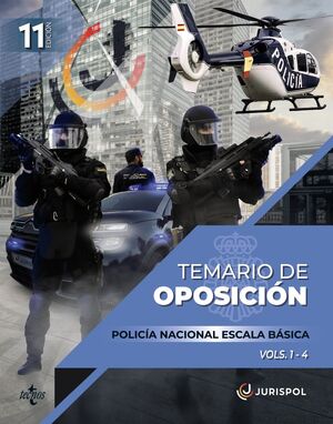 023 ESTUCHE 4VOLS POLICÍA NACIONAL ESCALA BASICA -TEMARIO 45 TEMAS  -11ªEDICION