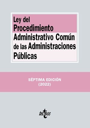 022 N505 LEY DEL PROCEDIMIENTO ADMINISTRATIVO COMÚN DE LAS ADMINISTRACIONES PUBLICAS