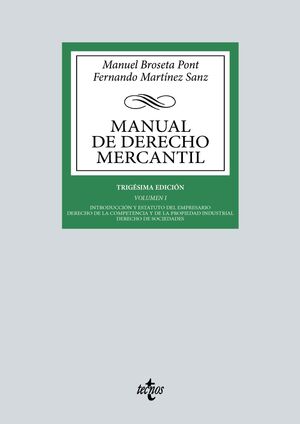 023 T1 MANUAL DE DERECHO MERCANTIL