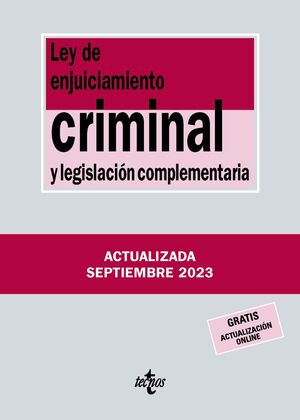 023 LEY ENJUICIAMIENTO CRIMINAL Y LEGISLACION COMPLEMENTARIA