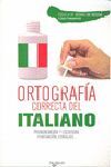 ITALIANO. ORTOGRAFIA CORRECTA