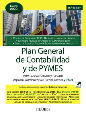 022 PLAN GENERAL DE CONTABILIDAD Y DE PYMES