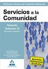 08 - T/IV SERVICIOS A LA COMUNIDAD. PROFESORES TECNICOS DE...