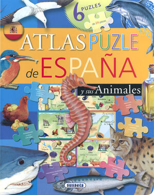 ATLAS PUZLE DE ESPAÑA Y SUS ANIMALES REF 5172-02